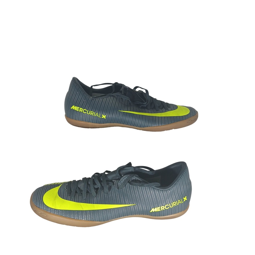 Nike MercurialX Victory VI CR7 IC Size 7.5 Seaweed Volt Indoor Soccer Cleats
